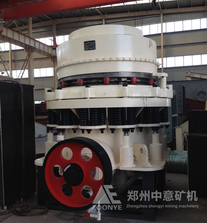 彈簧圓錐破碎機車間實拍