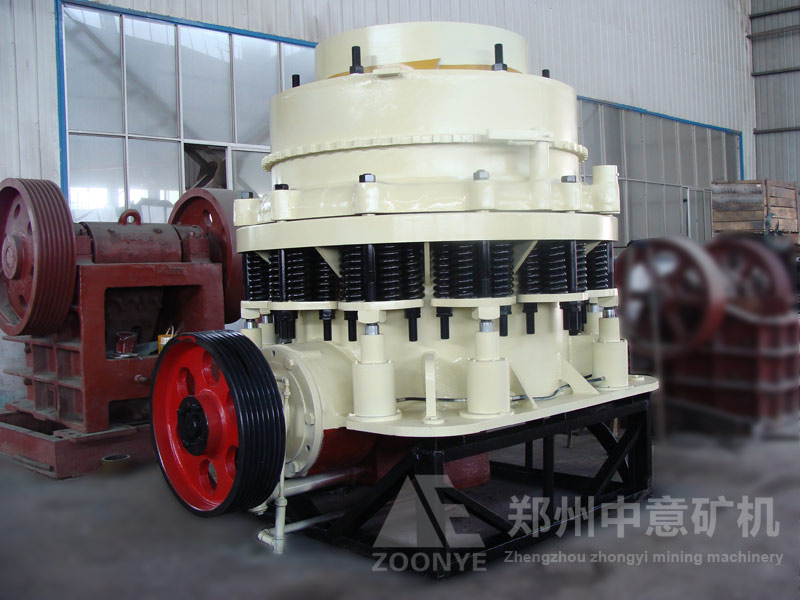 彈簧圓錐破碎機車間實拍